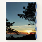 Torrey Pine Sunset III Californië Landschap Notitieboek (Achterkant)