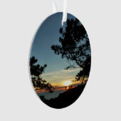 Torrey Pine Sunset III Californië Landschap Ornament (voorkant)