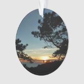 Torrey Pine Sunset III Californië Landschap Ornament (voorkant)