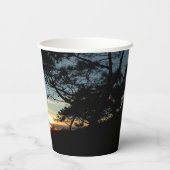 Torrey Pine Sunset III Californië Landschap Papieren Bekers (Achterkant)