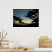 Torrey Pine Sunset III Californië Landschap Poster (Keuken)