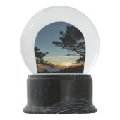 Torrey Pine Sunset III Californië Landschap Sneeuwbol (Achterkant)