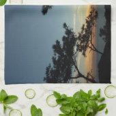 Torrey Pine Sunset III Californië Landschap Theedoek (Gevouwen)