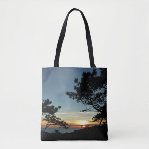 Torrey Pine Sunset III Californië Landschap Tote Bag