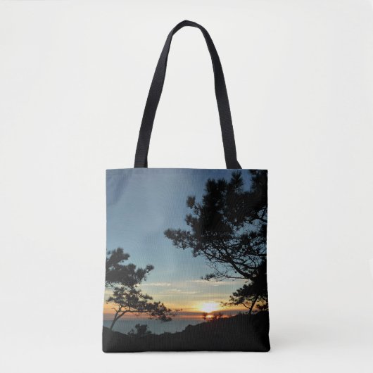 Torrey Pine Sunset III Californië Landschap Tote Bag (Voorkant)