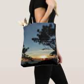 Torrey Pine Sunset III Californië Landschap Tote Bag (Dichtbij)