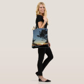 Torrey Pine Sunset III Californië Landschap Tote Bag (Op model)