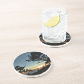 Torrey Pine Sunset III Californië Landschap Zandsteen Onderzetter (Zijkant)