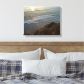Torrey Pines Beach Canvas Afdruk (Insitu (Slaapkamer))