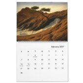 Torrey Pines fluistert surrealistisch Kalender (Feb 2027)