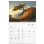 Torrey Pines fluistert surrealistisch Kalender (Mar 2027)