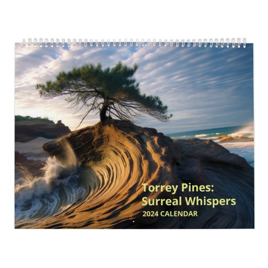 Torrey Pines fluistert surrealistisch Kalender (Hoes)