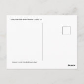 Torrey Pines Natural Reserve La Jolla California Briefkaart (Achterkant)