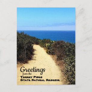 Torrey Pines Natural Reserve La Jolla California Briefkaart