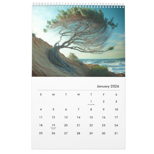 Torrey Pines: Onvervreemdbaar charme Kalender (Jan 2026)