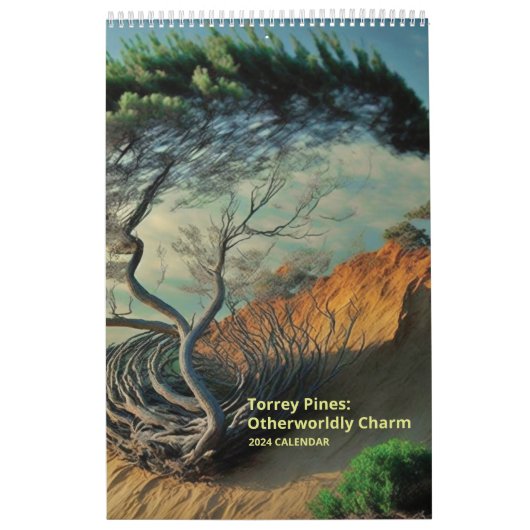 Torrey Pines: Onvervreemdbaar charme Kalender (Hoes)