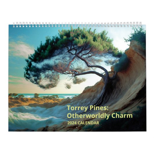Torrey Pines: Onvervreemdbaar charme Kalender (Hoes)