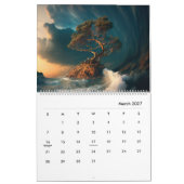 Torrey Pines over wonderen van windsweept Kalender (Mar 2027)