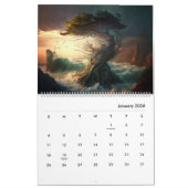 Torrey Pines over wonderen van windsweept Kalender (Jan 2026)