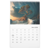 Torrey Pines over wonderen van windsweept Kalender (Mar 2026)