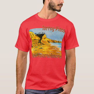 Torrey Pines State Natuurreservaat Californië T-shirt