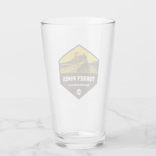 Torrey Pines State Reserve California Glas (Achterkant)