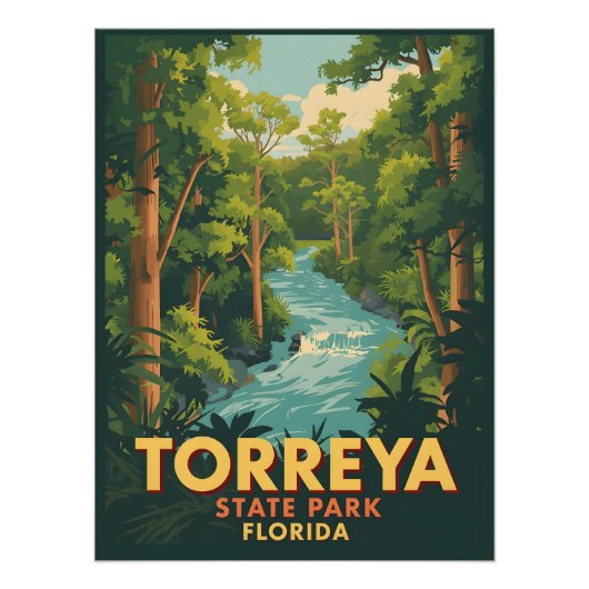Torreya State Park - Florida Perfect Poster (Voorkant)