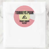 Torreys Peak Ronde Sticker (Tas)
