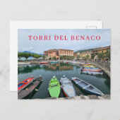 Torri del Benaco haven overzicht ansichtkaart Briefkaart (Voorkant / Achterkant)