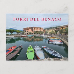 Torri del Benaco haven overzicht ansichtkaart Briefkaart