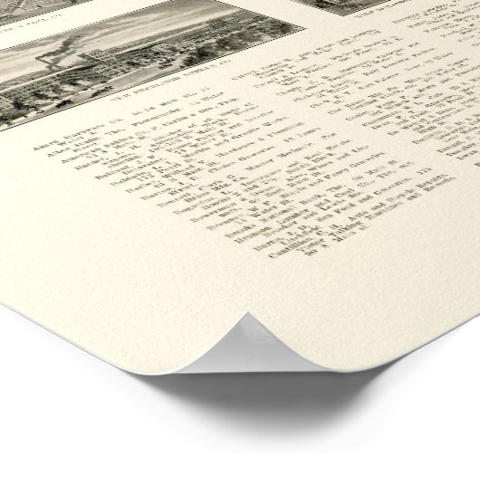 Torrington, CT Panoramic Map - 1909 Poster (Hoek)