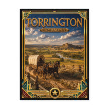 Torrington Wyoming Vintage Art Deco Gouden Tijdper