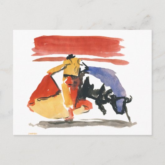 torro en torrero briefkaart (Voorkant)