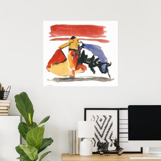 torro en torrero poster (Thuiskantoor)