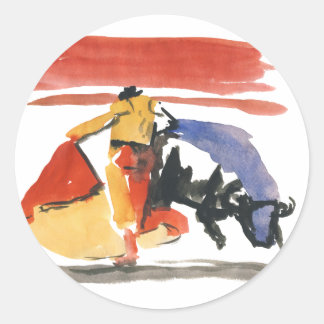 torro en torrero ronde sticker