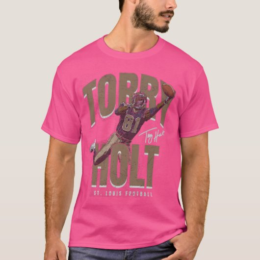 Torry Holt St. Louis Spelersnaam Classic T-shirt (Voorkant)