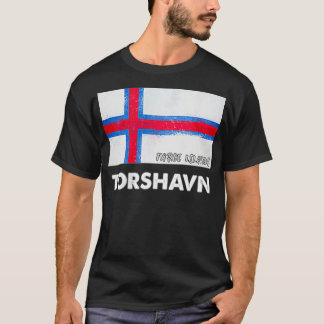 Torshavn Faroe Islands Flag   Torshavn  T-shirt