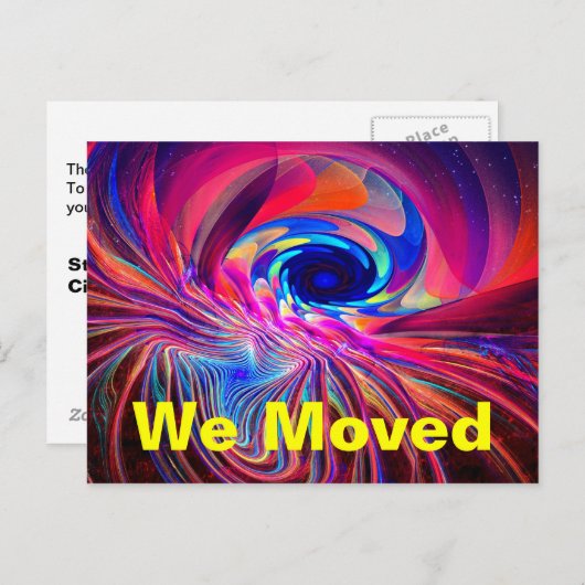 Torsion Wave Aankondigingskaart (Voorkant / Achterkant)