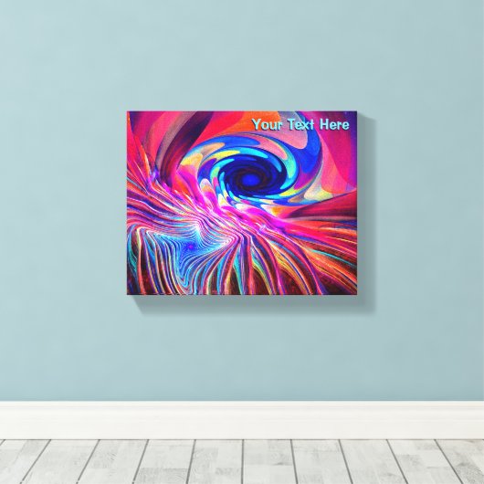 Torsion Wave Canvas Afdruk (Insitu (Houten vloer))