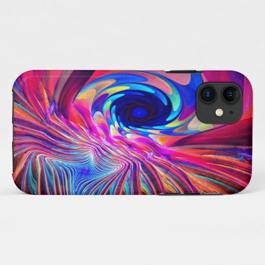 Torsion Wave Case-Mate iPhone Case (Achterkant (horizontaal))