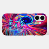 Torsion Wave Case-Mate iPhone Case (Achterkant (horizontaal))