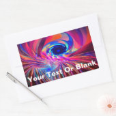 Torsion Wave Rechthoekige Sticker (Envelop)