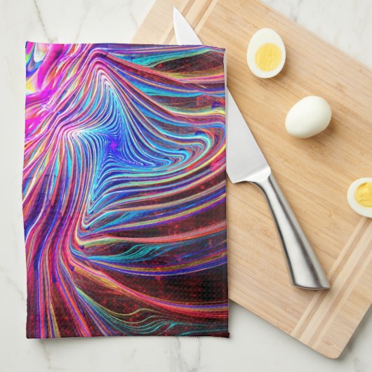 Torsion Wave Theedoek (Quarter Fold)