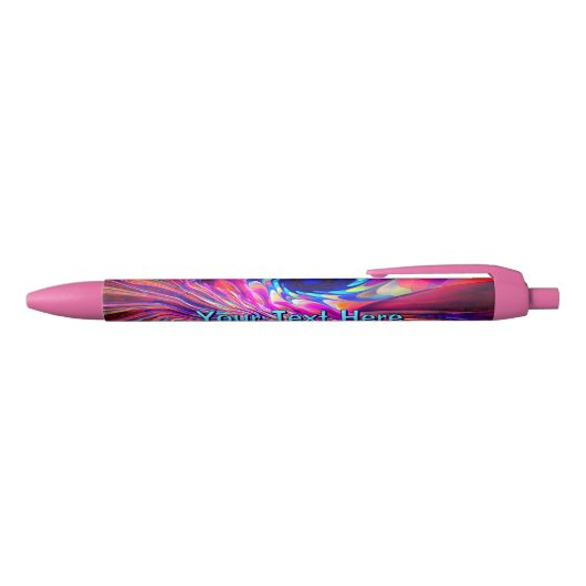 Torsion Wave Zwarte Inkt Pen (Bovenkant)