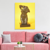 Torso (brons) canvas afdruk (Insitu (Woonkamer))