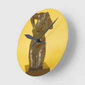 Torso (brons) ronde klok (Hoek)