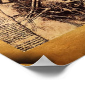 Torso/hart van de vrouw en haar bloedvaten poster (Hoek)