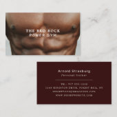 Torso, Personal Trainer, Gym Instructor Visitekaartje (Voorkant / Achterkant)