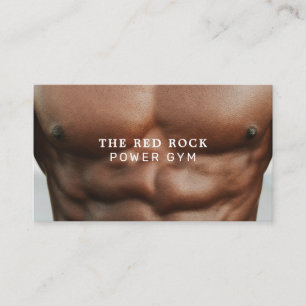 Torso, Personal Trainer, Gym Instructor Visitekaartje