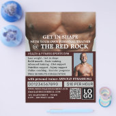 Torso, persoonlijke trainer, Gym Adverteren flyer (Enkel)